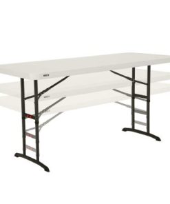 LIFETIME 6-FOOT ADJUSTABLE HEIGHT TABLE (COMMERCIAL) - ALMOND